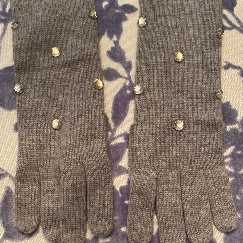 Kate Spade Rhinestone Embellished Gloves - Picture 5 of 8
